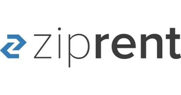 Ziprent Property Management Real Estate Logo